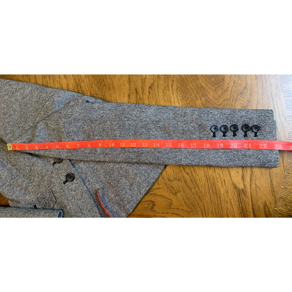 The Limited Womens Blazer Size 0 Grey Wool Blend - Picture 13 of 14